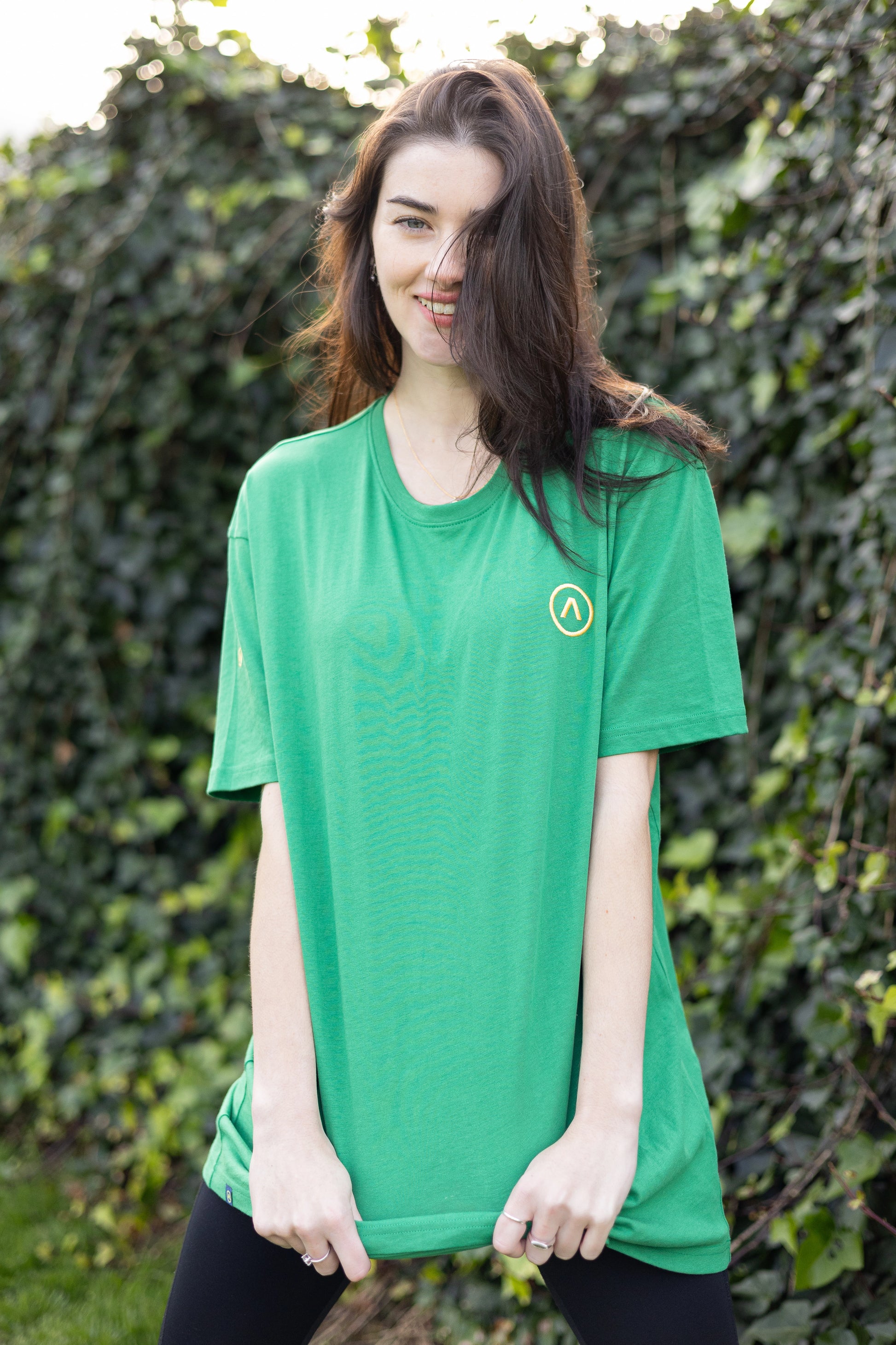 camiseta verde ropa mujer